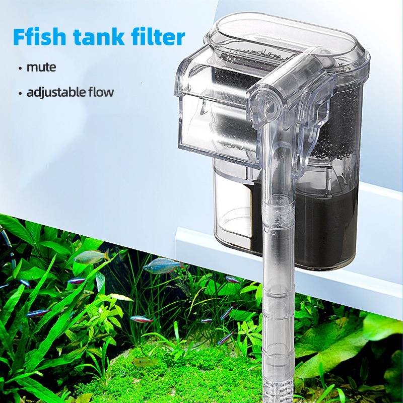 Planted Aquarium Cleaning - Mini Suspended USB Filter for Fish