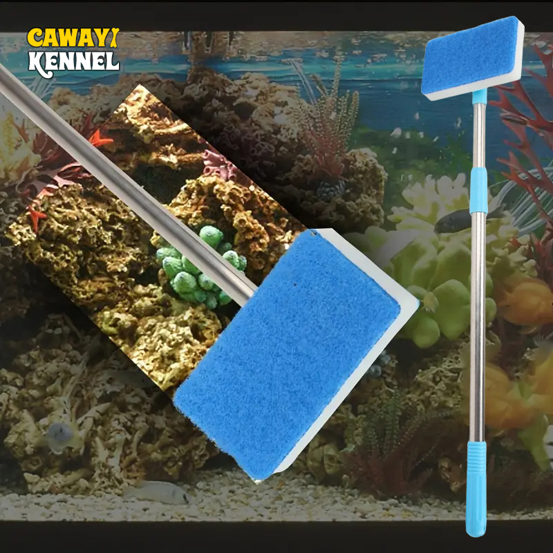 Planted Aquarium Cleaning - 55-95cm Telescopic Handle 180° Adjust Cleaner