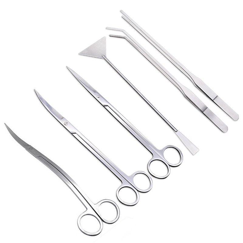 Planted Aquarium Maintenance Kit - Aquarium Scissors Tweezers Tool Fish Tank