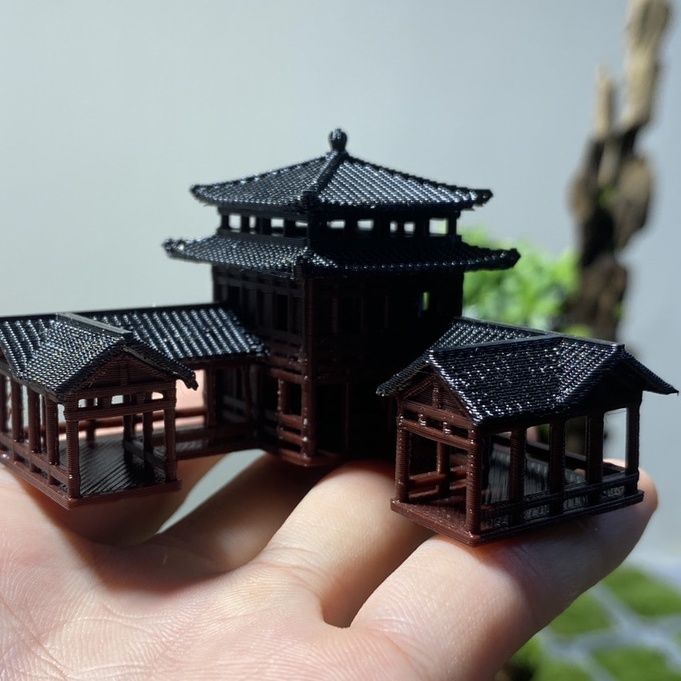 Plastics Chinese Style Ancient - Planted Aquarium Models review and price