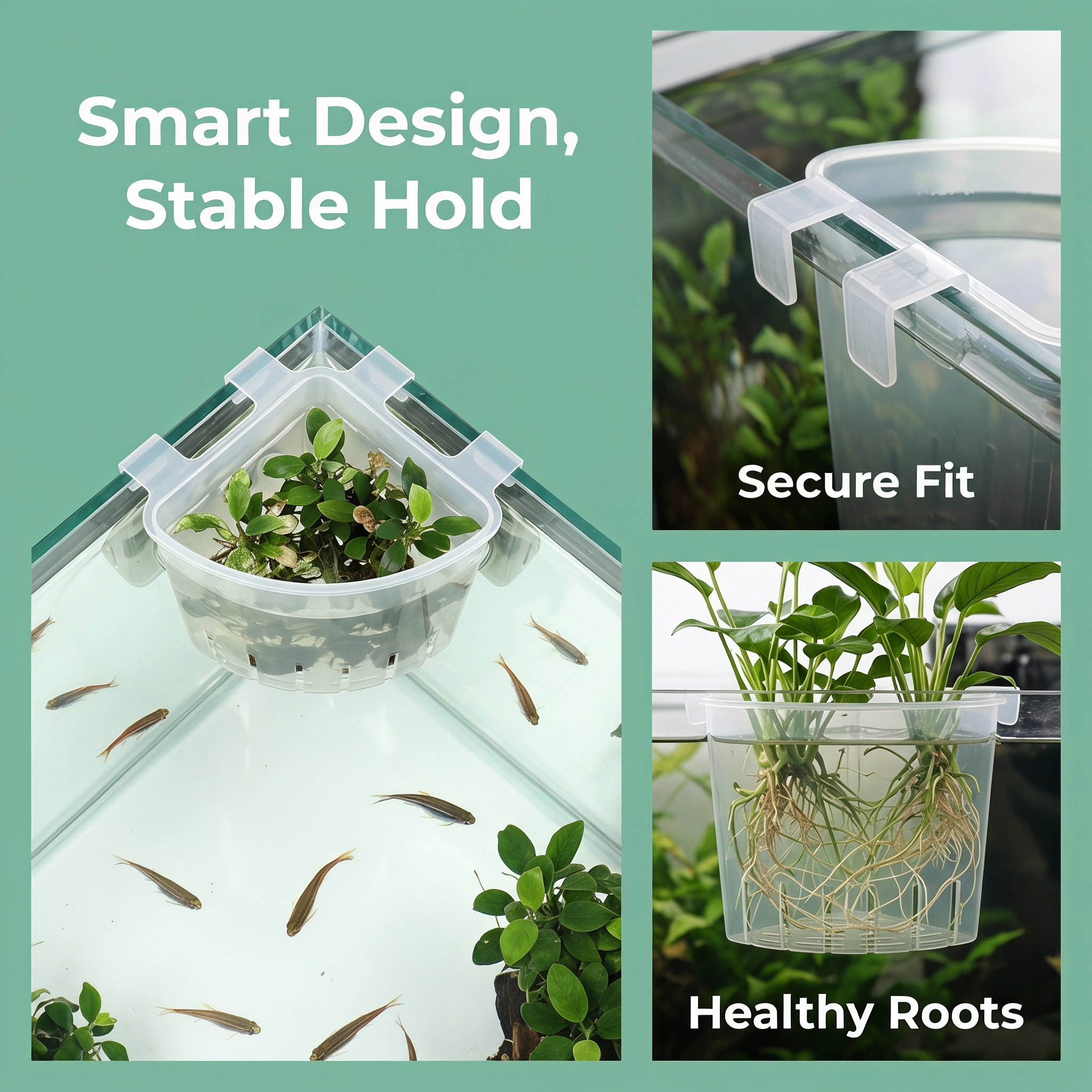 4Pcs Aquarium Hanging Corner P - Aquarium Planted Fish Tank review and price