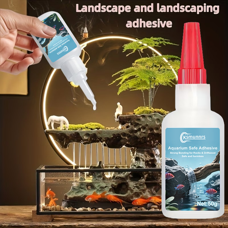 Aquarium Landscape Glue, Quick - Planted Aquarium Moss review and price