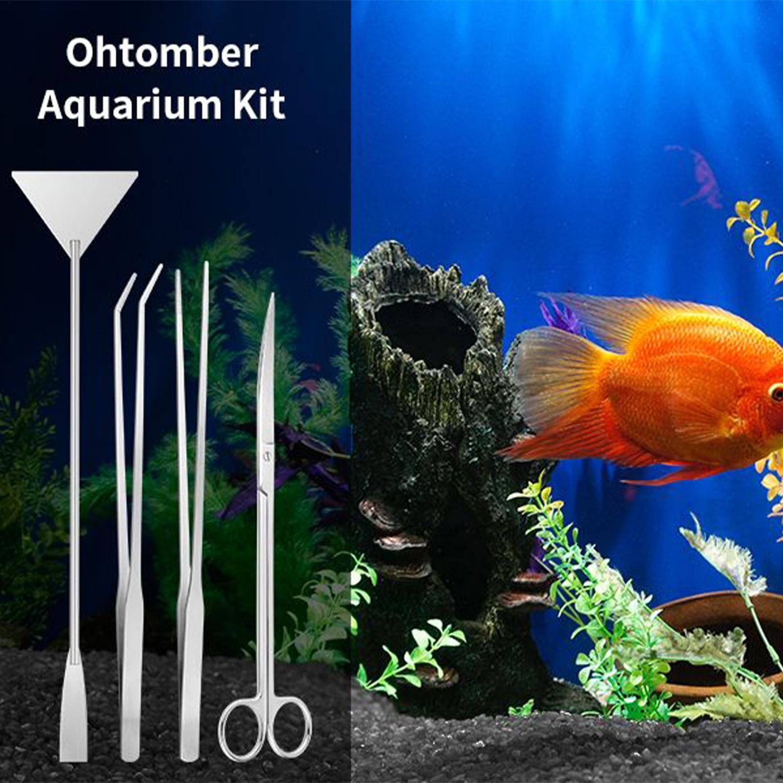 4pcs Aquarium Tool Kit Stainle - Planted Aquarium Maintenance Kit review and price