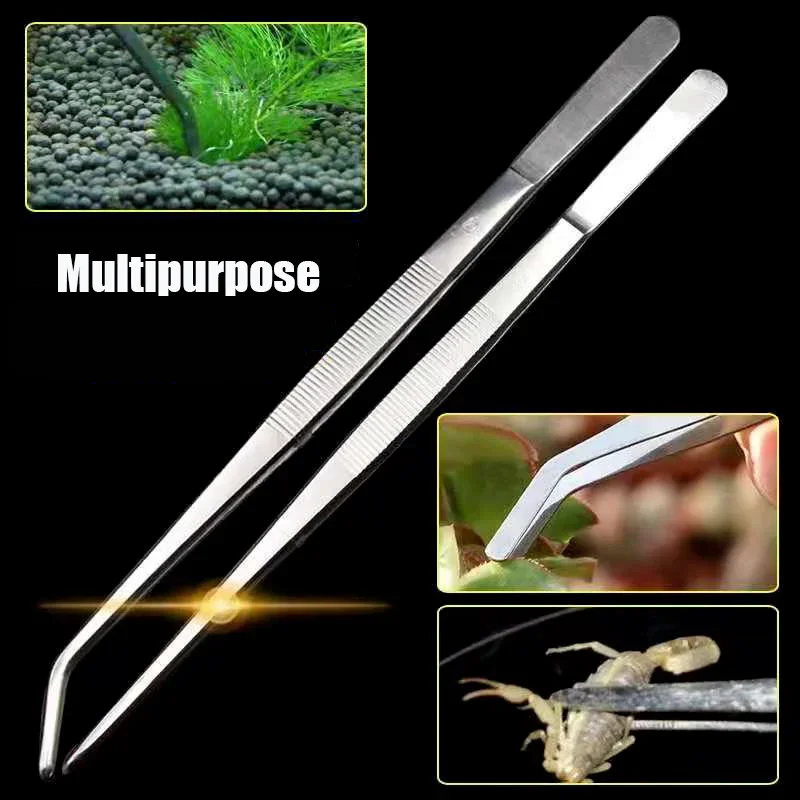 48cm Stainless Steel Tweezers  - Planted Aquarium Maintenance Kit review and price