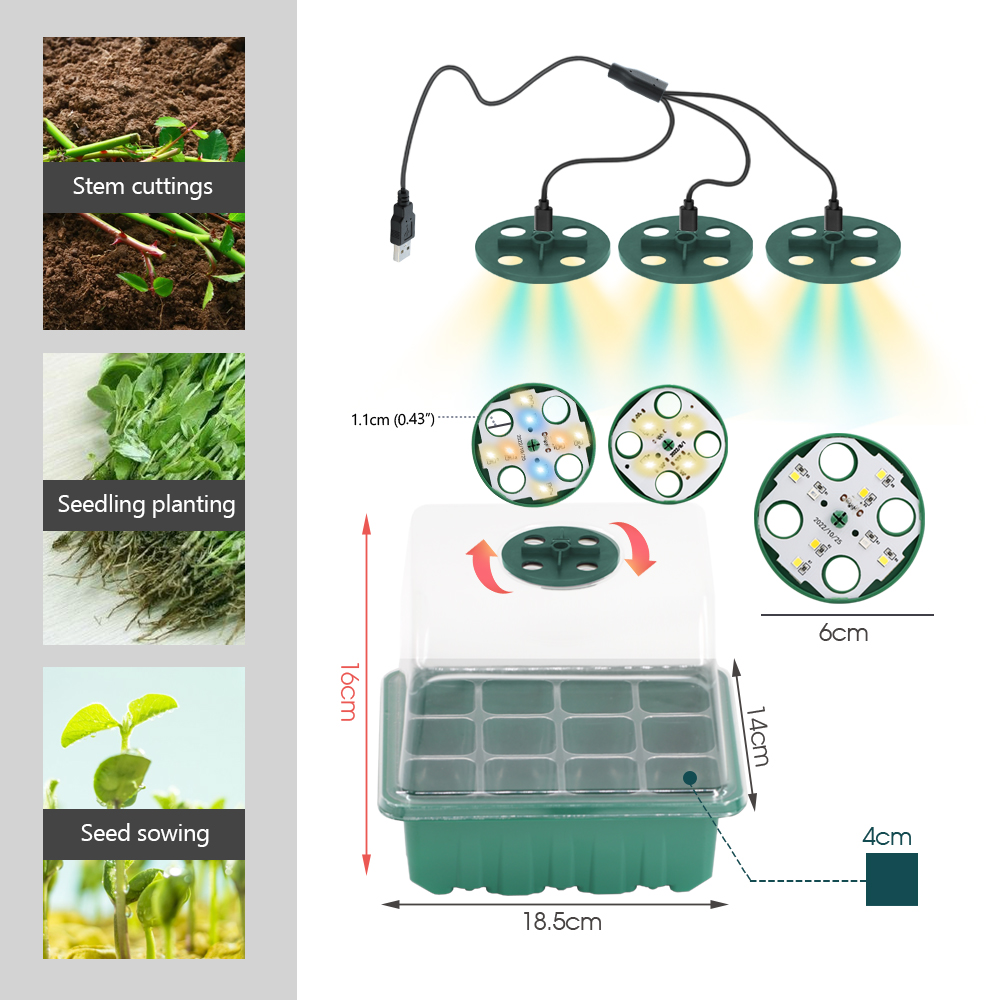 LED Nursery Pots with Grow Lig - Led Planted Tank Light review and price