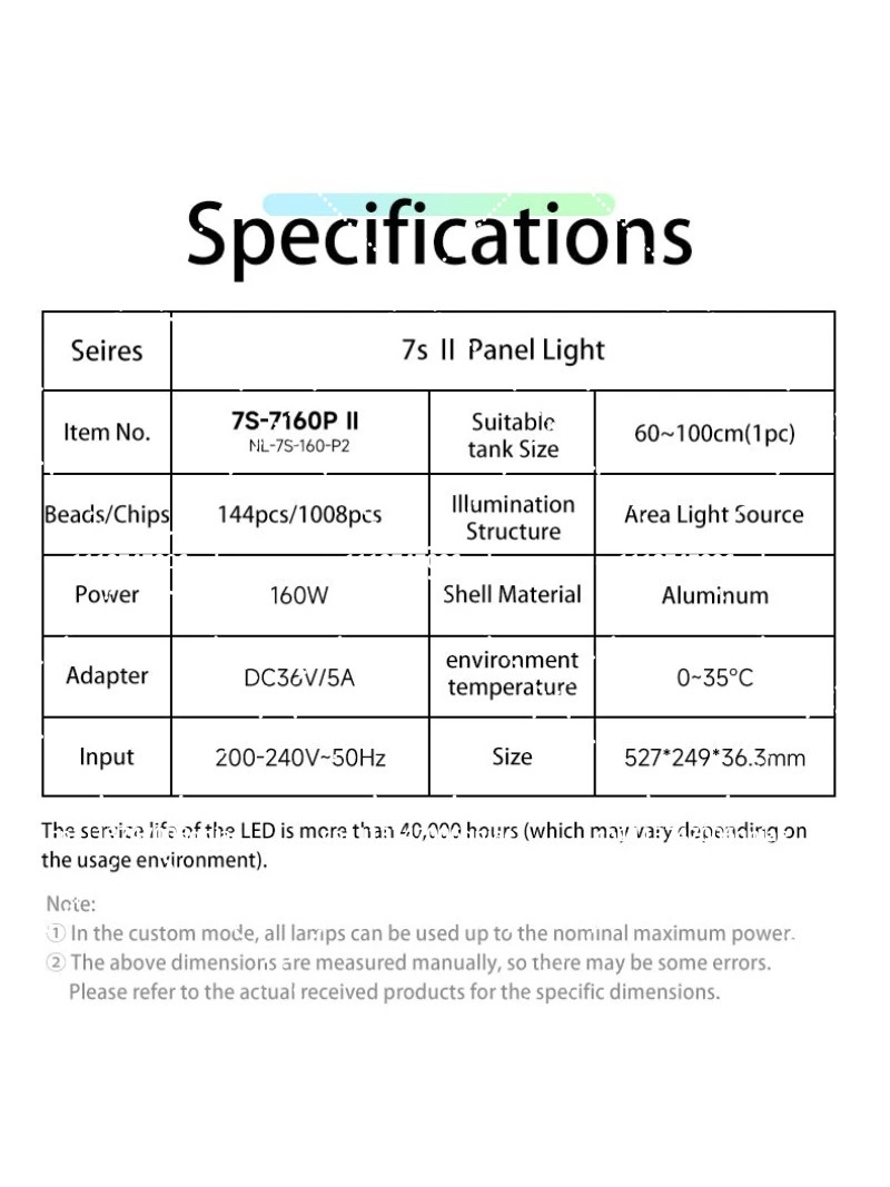 Aquarium LED Light 160W RGB Fu - Led Planted Tank Light review and price